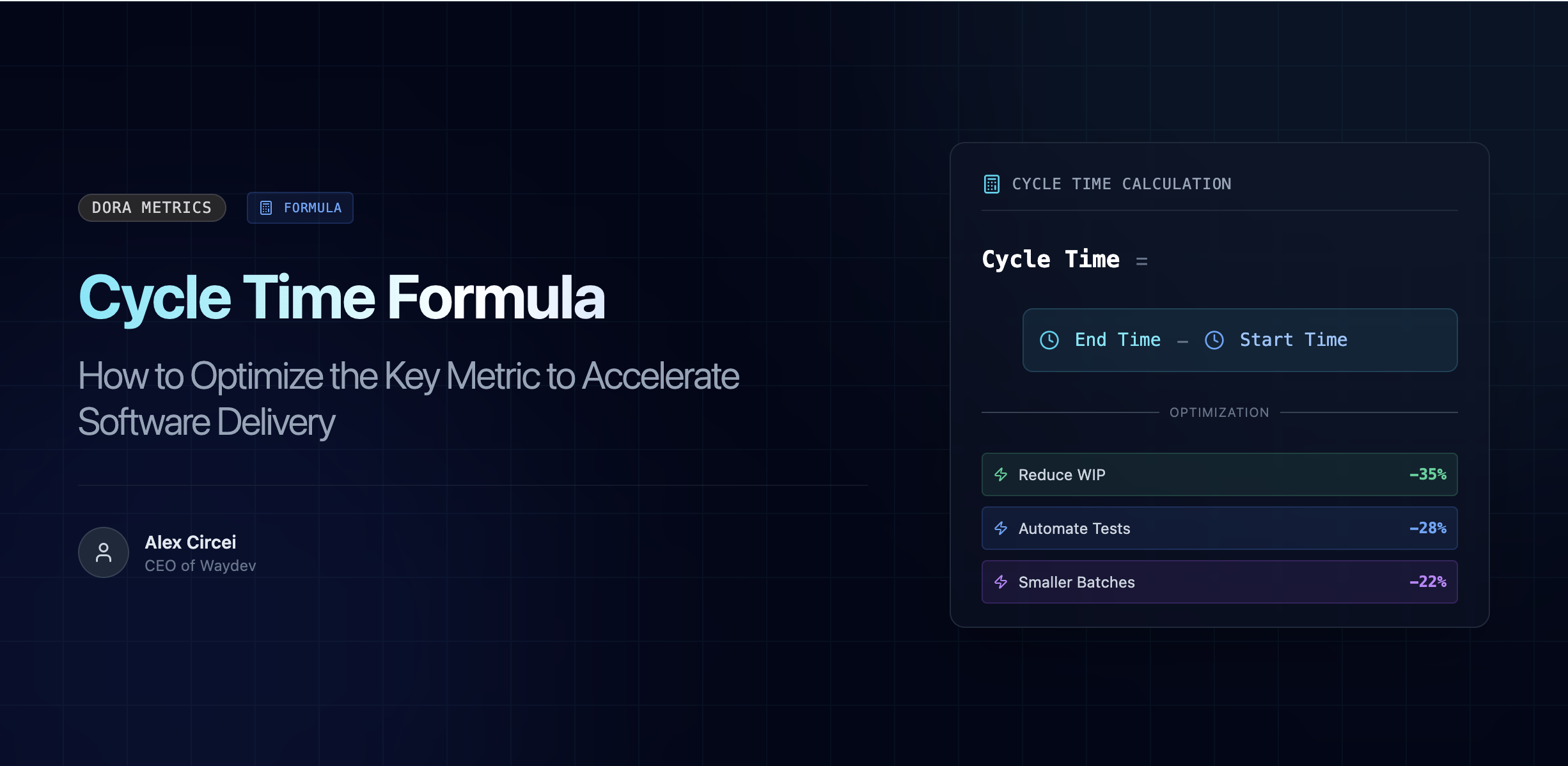 Cycle Time Formula: How to Optimize the Key Metric to Accelerate Software Delivery
