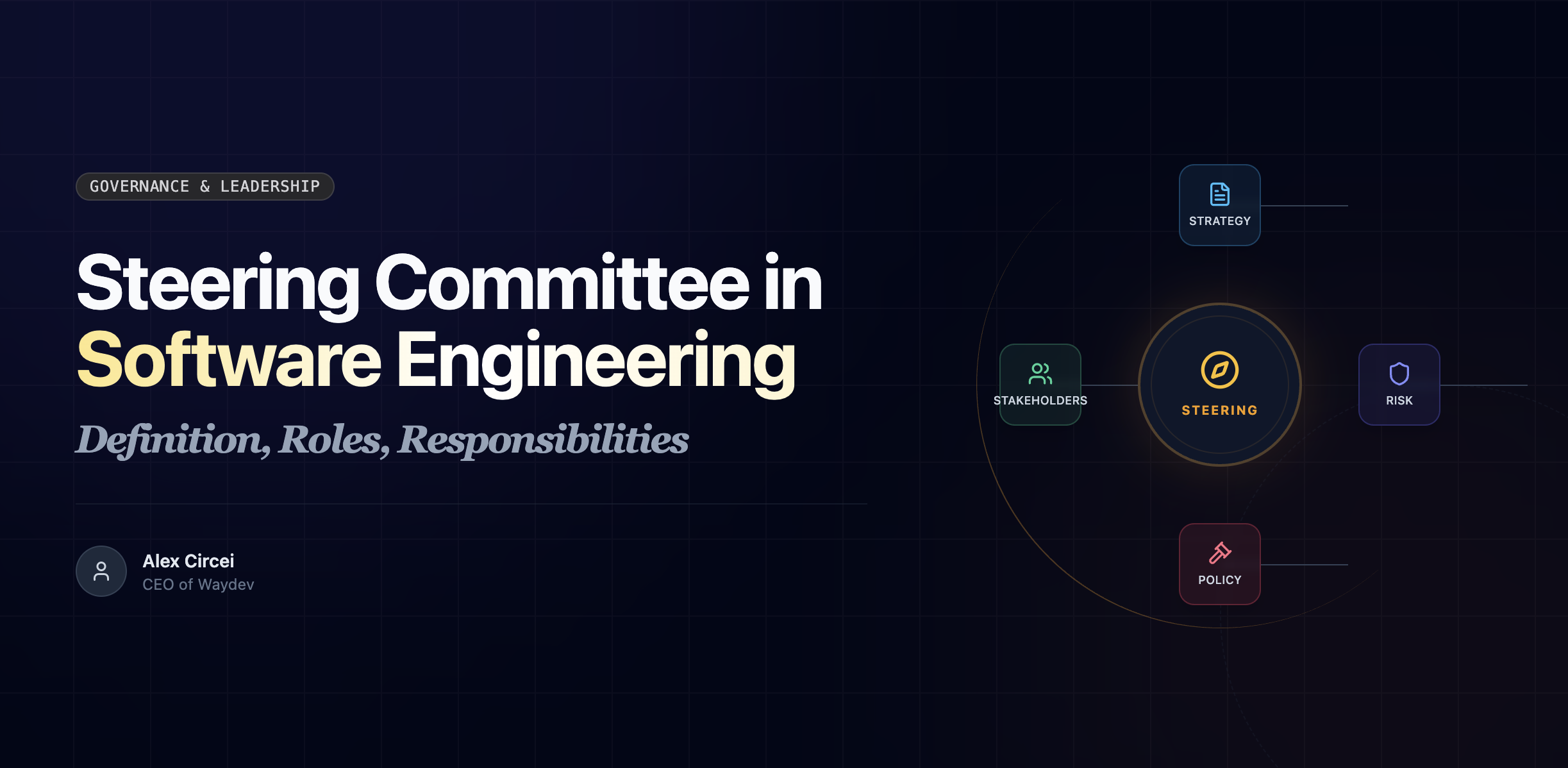 Steering Committee in Software Engineering: Definition, Roles, Responsibilities 